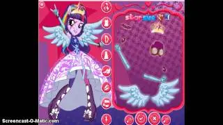 MLP EQUESTRIA GIRLS RR DRESS UP T.S