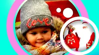 Рождество 2018. Ева гуляет на рождество / Christmas 2018. Eve walks at Christmas.
