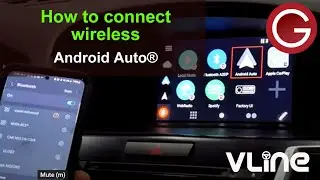 How to connect to wireless Android Auto & use factory stereo hands free for phone calls - VLine VL2