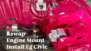 K Swap Engine Mount Install / Eg Civic