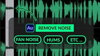 🔧 How to remove noise in Adobe Audition | Noise Reduction and DeNoise