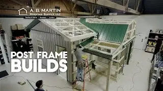 How to Build a Pole Building - in 5 Minutes - Timelapse