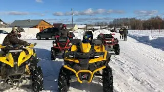 ATV comparison: Brp 650 XT and Stels Guepard 650! 