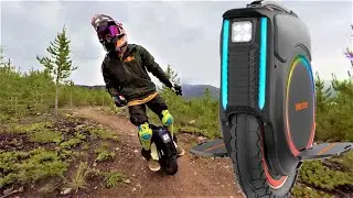 ELECTRIC UNICYCLE: INMOTION V12 (HIGH TORQUE) NEW TRAIL FOR FAT BIKES