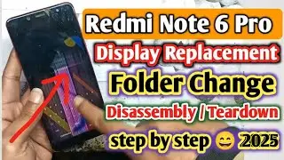 Redmi Note 6 pro Display replacement || Mi note 6 pro combo change 👨‍🔧🔥🔥