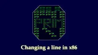Changing line while printing in x86 | Assembly language | Code and explanation