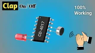 Clap Switch 👏 (Long Range - High Sensitive) | How To Make Simple Clap Switch Circuit