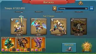 MAKE MEGA RALLY TRAP..ROAD 750% STATS..just spend a little time every day on this game..Lords mobile