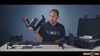iFootage Shark Slider with S1A1 and X2 Motion Head Silent Motorized 3-Axis Parallax Tracking
