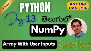 #13 How To Install NumPy |What is Numpy? How to create a Numpy Array - Python|NumPy Tutorial @Telugu