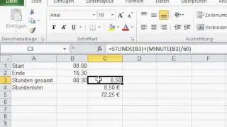 Rico Rebhan präsentiert: Excel 2010 - Lohnabrechnung erstellen