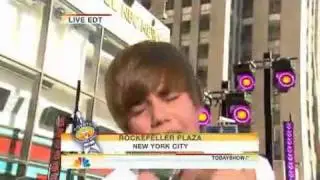 Justin Bieber  One Time - Today Show Live!