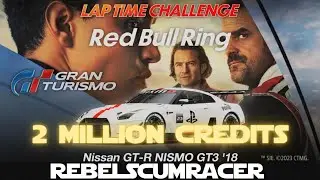 LAP TIME CHALLENGE | Nissan GT-R NISMO GT3 16 | Red Bull Ring | 2 Million Credits | Gran Turismo 7