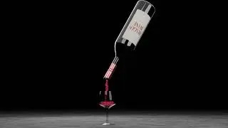 Dragon wine Blender 4.1 #blender #animation #3danimation #blender3d #wine