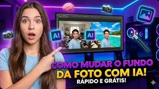 Como MUDAR o FUNDO da FOTO com INTELIGÊNCIA ARTIFICIAL!