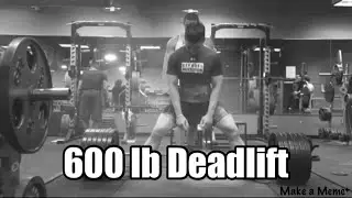 600 lb Deadlift @ 163 lb/ 74 kg