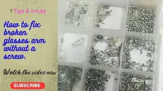 Eyeglasses screw types explained | spring glasses screw | eyeglass screw replacement