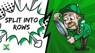 How to Split column into rows | Excel Power Query 02