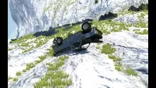 Beam NG Drive Honda NSX Testing and Cliff Side map!