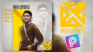 Bren Esports Poster, Editing tutorial | PicsArt | Bren Esports profile, ML player profile