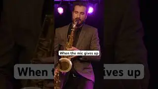 RIP SM58. #chadlb #saxophone #jazz