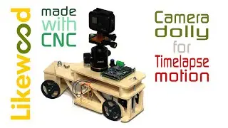 Camera dolly motorized with stepper motor | made with CNC