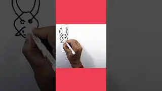 Cow drawing with X X X X 