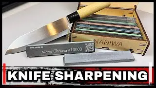 Kitchen Knife Sharpening 🔥 Naniwa Chosera – TSPROF Kadet Pro 🔥