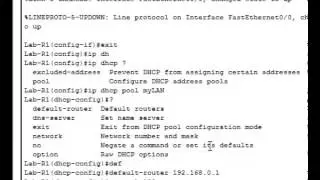 Cisco CCNA Tutorial: DHCP Router Configuration
