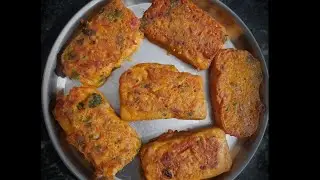 Spicy Rusk Toast | 5 Minutes Easy Snack | Bread Toast | Veg Rusk Toast