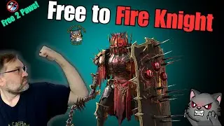 F2P Free 2 Fire Knight: Challenging Fire Knight Hard - Raid Shadow Legends