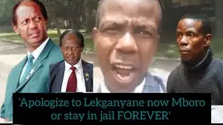 Mboro urged by a prophet 2 apologize to Lekganyane 4 disrespecting him or suffer the deadly results!