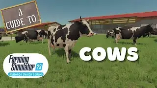 Farming simulator 23 - Cows Guide Tour | Animals in Fs 23 | 