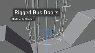 3D Modeling and Rigging City Bus Doors Mechanics for Animation Short Film in Blender - Wigglepixel