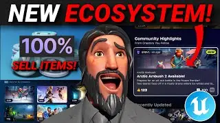 Sell ITEMS in UEFN! New Ecosystem, Creator Communities & MORE in Fortnite Creative! (v37.30)