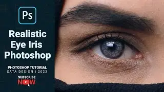 Photoshop Tutorials  | realistic eye Iris in photoshop