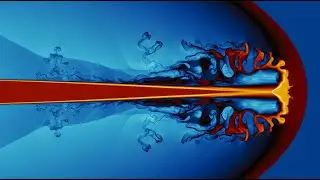 Astrophysical Jet - Mach=800 - Discontinuous Galerkin - FEM - Euler-Equations - Matlab/Python/C++