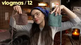 vlogmas jour 12 🪉🕯️ réflexions sur le tricot & des cafés pacanes et châtaignes
