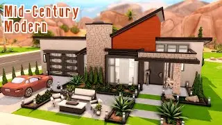 Mid-Century Modern | Sims 4 Speed Build