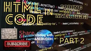 HTML code/ coding with aneruddh/part 2