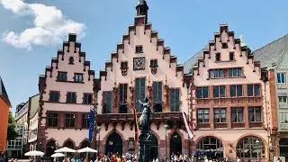 Frankfurt am Main, Germany's Financial Capital. An Intertwining of Architectural Styles. Frankfur...