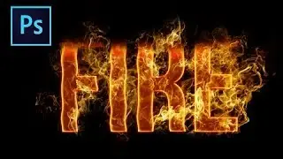 Photoshop Fire Text Effect