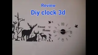 Review diy clock 3d