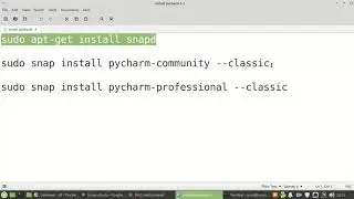 How to install PyCharm from Terminal