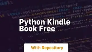 python kindle book free
