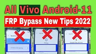 Vivo Y12A  FRP Google Account Bypass New Method 2022 II Setting, Google Play Service Hidden not work