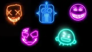 neon black screen effect | neon effect | face neon effect | trending neon effect | new neon effects