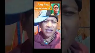 final interview ni lampoy #funny #comedy #bisaya