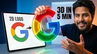 Convert Your 2D Logo to 3D in 5 Min