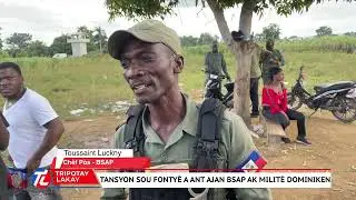 Flash! Gwo bout tansyon sou fontyè a ant ajan BSAP ak sòlda dominiken yo. Dominiken yo panike